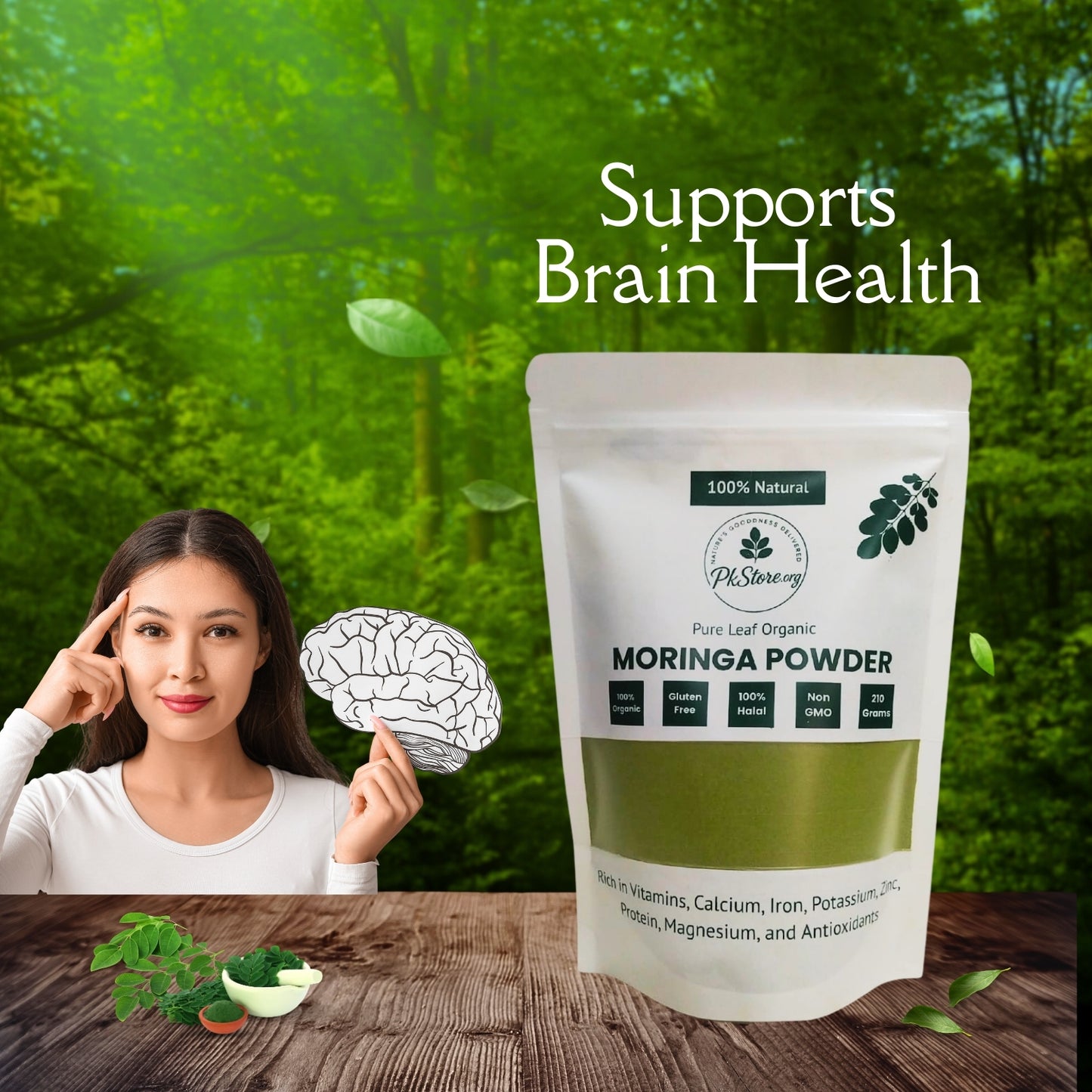 Moringa Oleifera Powder